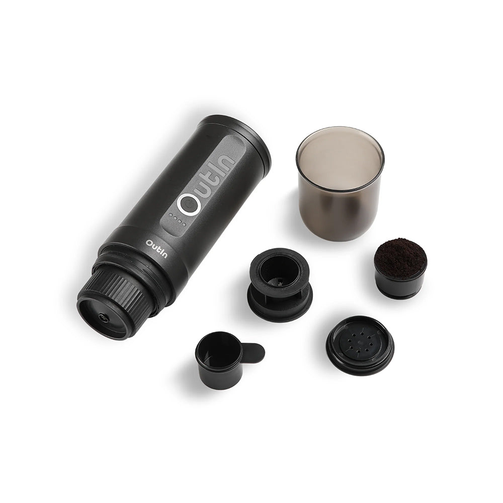 OutIn Traveller Nano Portable Espresso Machine Gift Set (Space Grey)