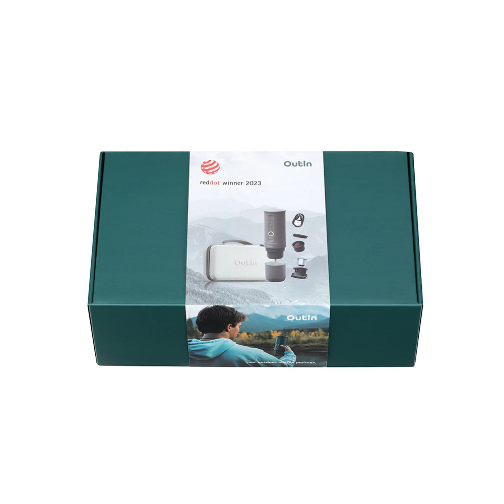 OutIn Traveller Nano Portable Espresso Machine Gift Set (Space Grey)