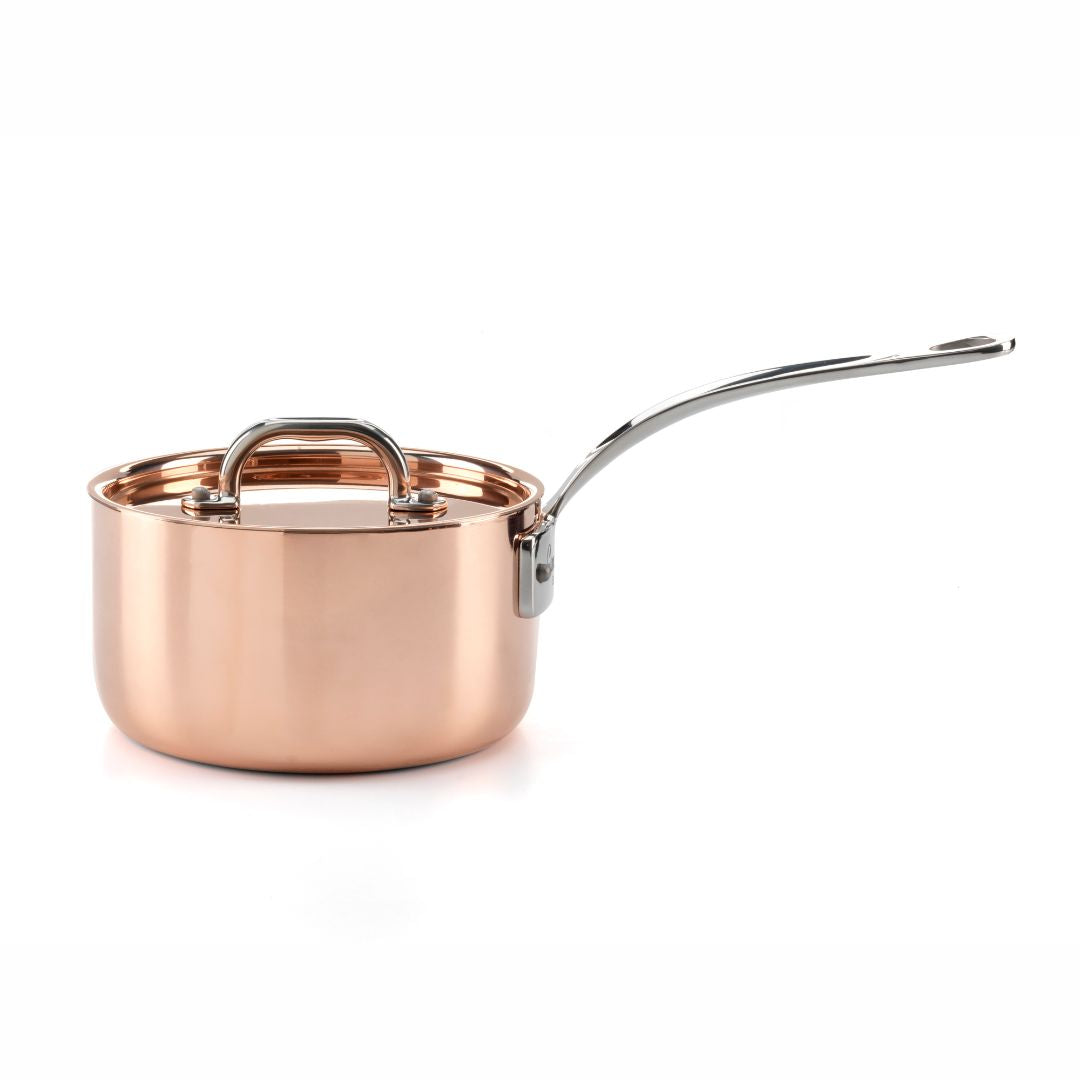 Samuel Groves 18cm Copper Induction Saucepan with Lid