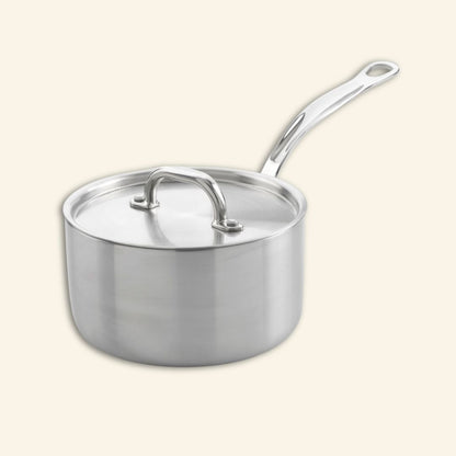 Samuel Groves 16cm Stainless Steel 3-ply Saucepan with Lid