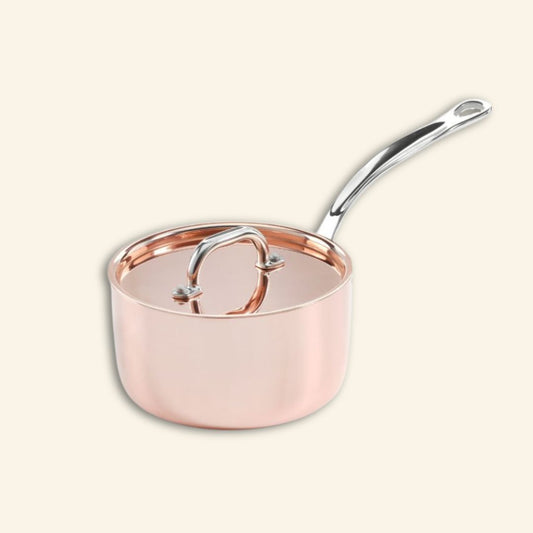 Samuel Groves 18cm Copper Induction Saucepan with Lid