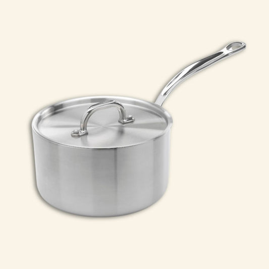 Samuel Groves 18cm Stainless Steel 3-ply Saucepan with Lid