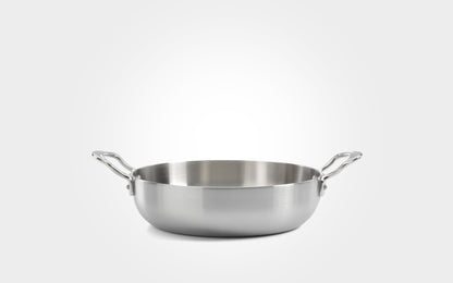 Samuel Groves 20cm Stainless Steel 3-ply Chefs Pan Double Handled