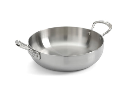 Samuel Groves 24cm Stainless Steel 3-ply Chefs Pan Double Handled