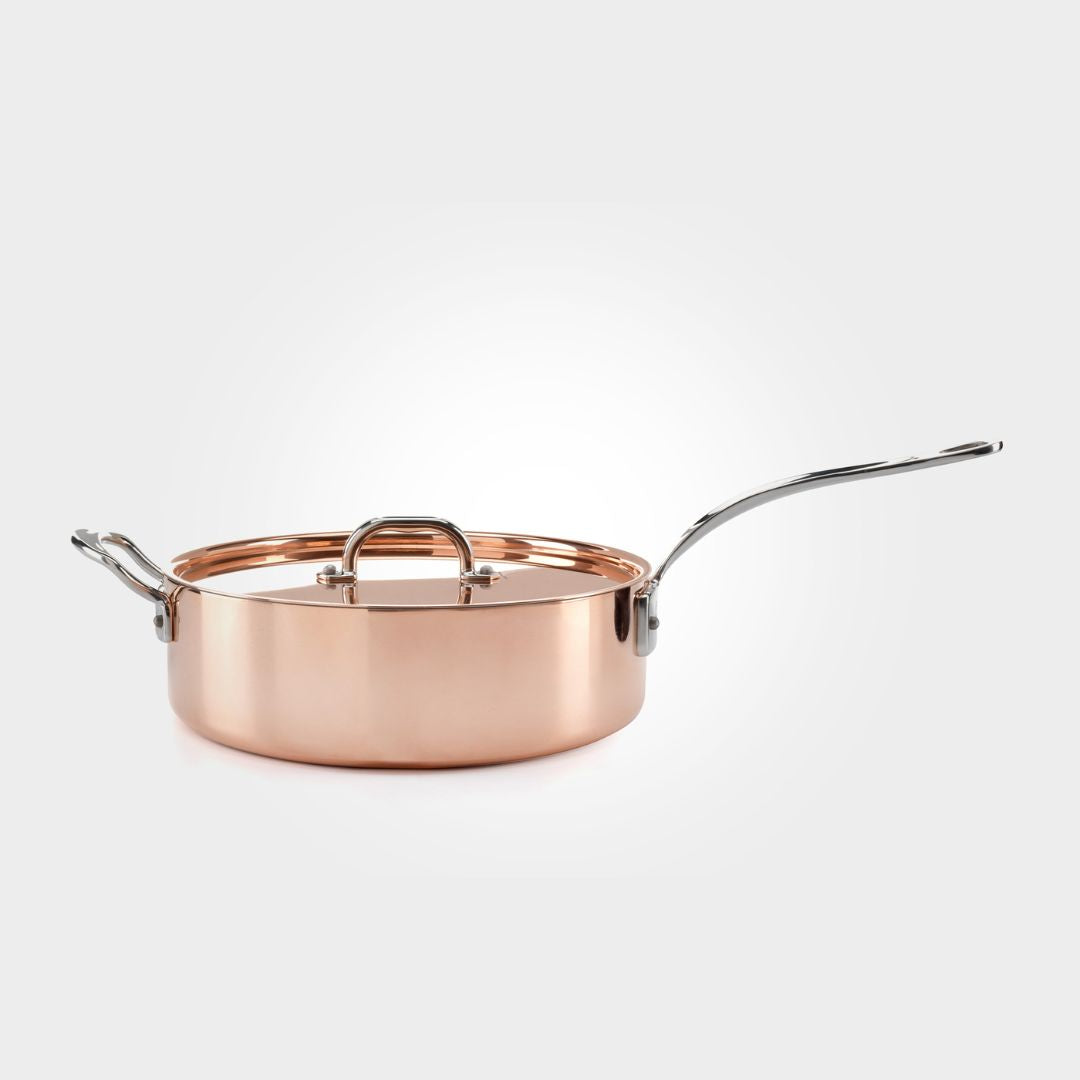 Samuel Groves 26cm Copper Induction Sautepan with Lid