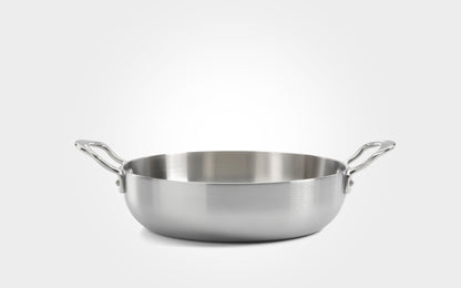 Samuel Groves 28cm Stainless Steel 3-ply Chefs Pan Double Handled