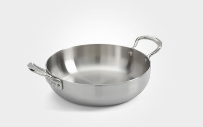 Samuel Groves 28cm Stainless Steel 3-ply Chefs Pan Double Handled