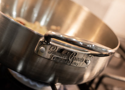 Samuel Groves 28cm Stainless Steel 3-ply Chefs Pan Double Handled