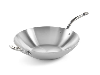 Samuel Groves 40cm Stainless Steel 3-ply Wok