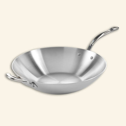 Samuel Groves 40cm Stainless Steel 3-ply Wok