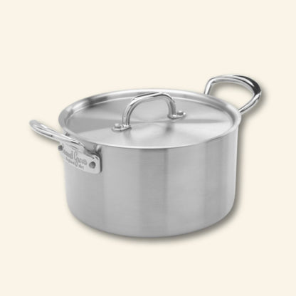 Samuel Groves 20cm Classic Stainless Steel Triply Casserole Pan