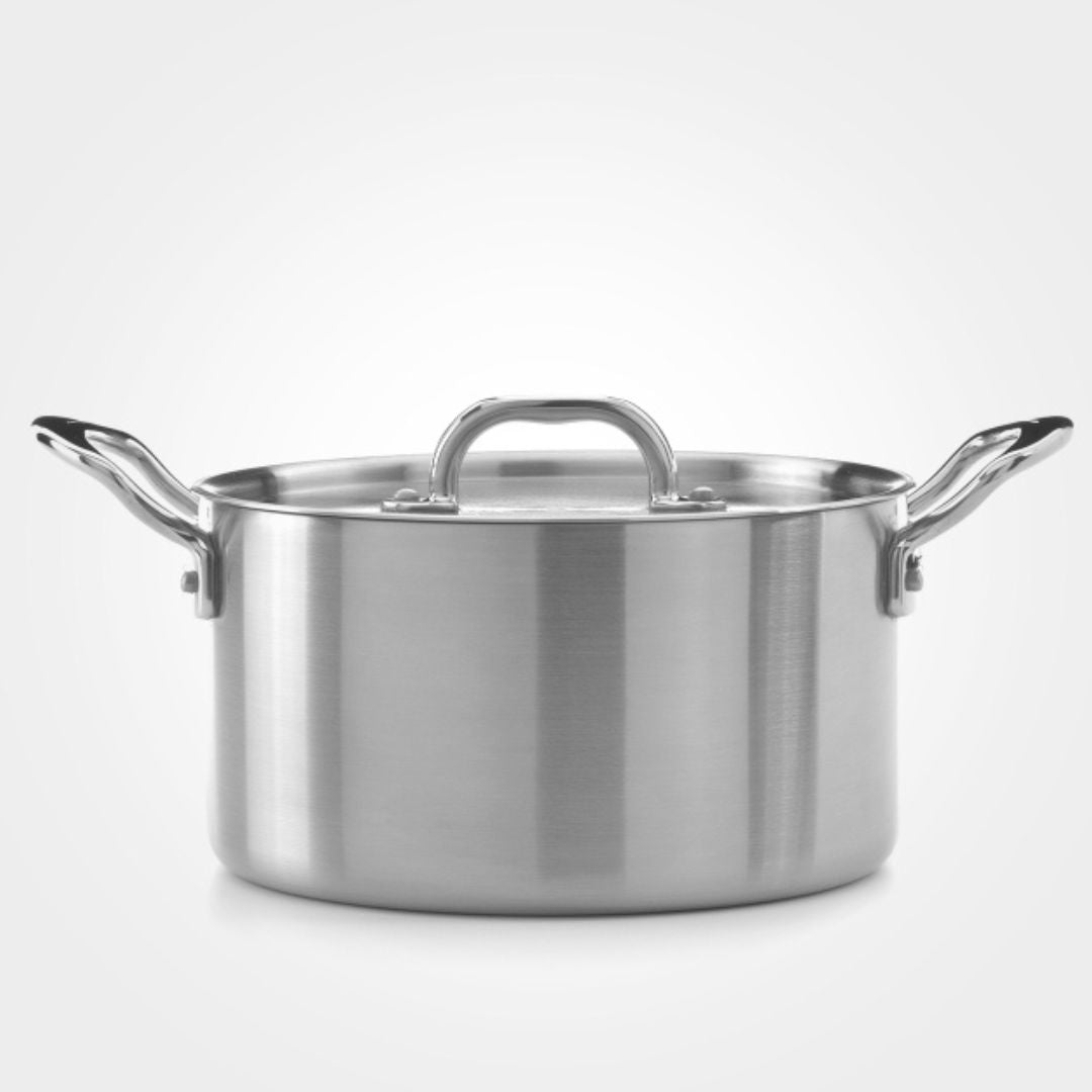 Samuel Groves 20cm Classic Stainless Steel Triply Casserole Pan