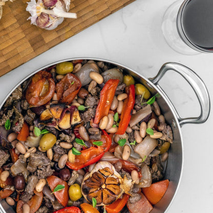 Samuel Groves 20cm Classic Stainless Steel Triply Casserole Pan