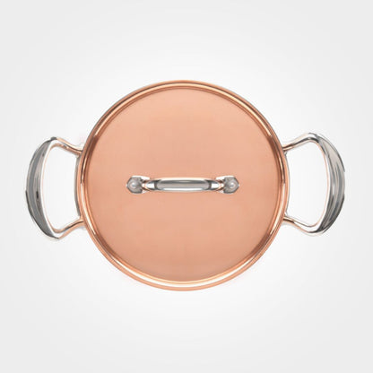 Samuel Groves 20cm Copper Induction Casserole Pan & Lid